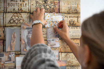 Cork display board Wine corks