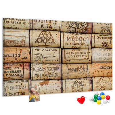 Cork display board Wine corks