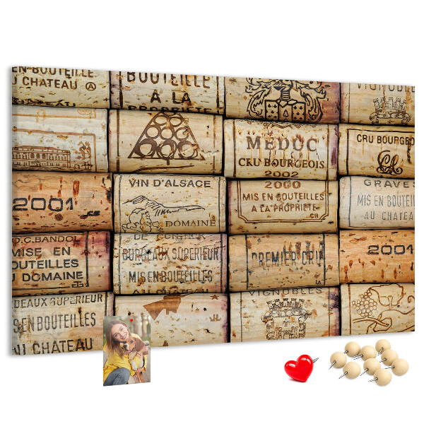 Cork display board Wine corks