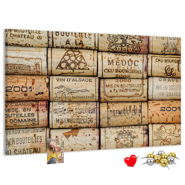 Cork display board Wine corks