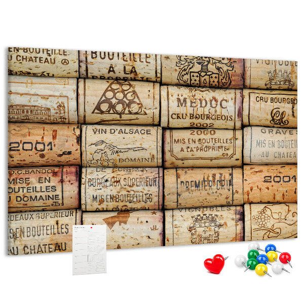 Cork display board Wine corks