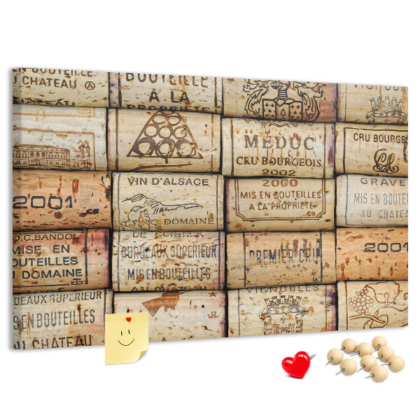 Cork display board Wine corks