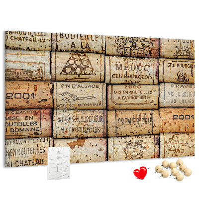 Cork display board Wine corks