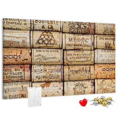 Cork display board Wine corks