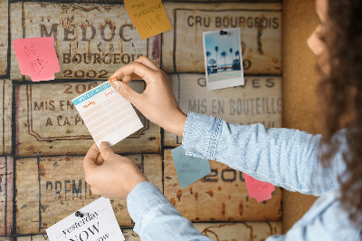 Cork display board Wine corks