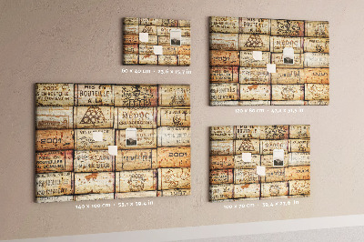 Cork display board Wine corks