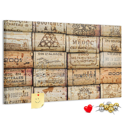 Cork display board Wine corks