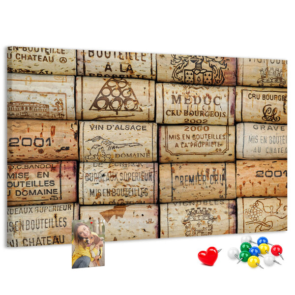 Cork display board Wine corks