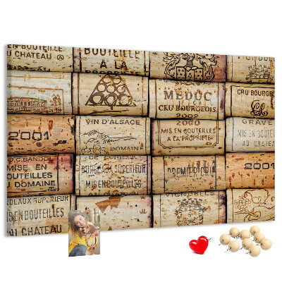 Cork display board Wine corks
