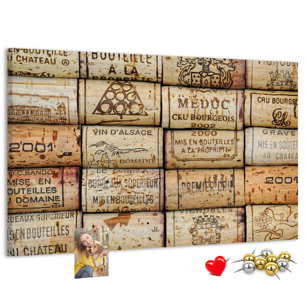 Cork display board Wine corks