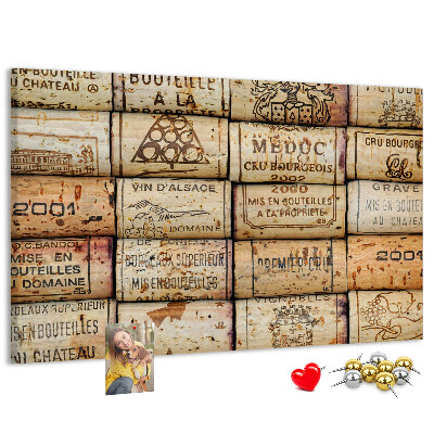 Cork display board Wine corks