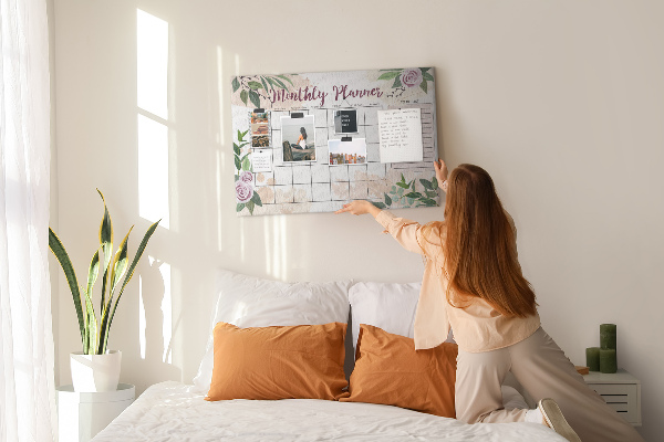 Cork memo board Rose planner