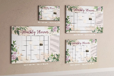 Cork memo board Rose planner
