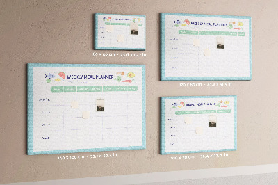 Cork board Meal planner