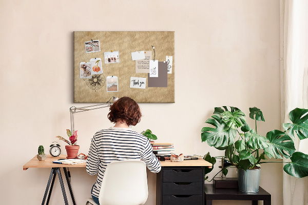 Cork display board Compass canvas
