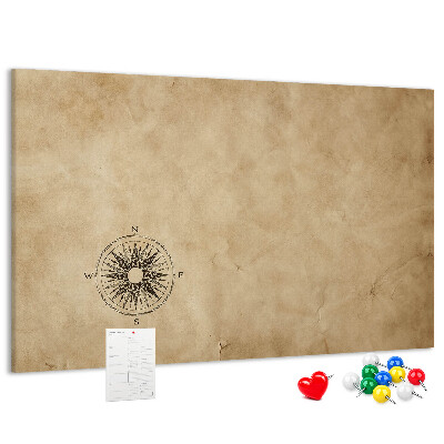 Cork display board Compass canvas