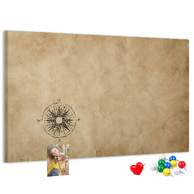 Cork display board Compass canvas