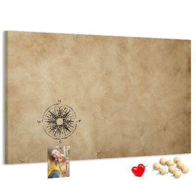 Cork display board Compass canvas