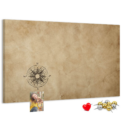Cork display board Compass canvas