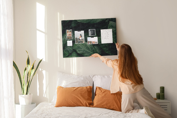 Cork memo board Tropical monstera