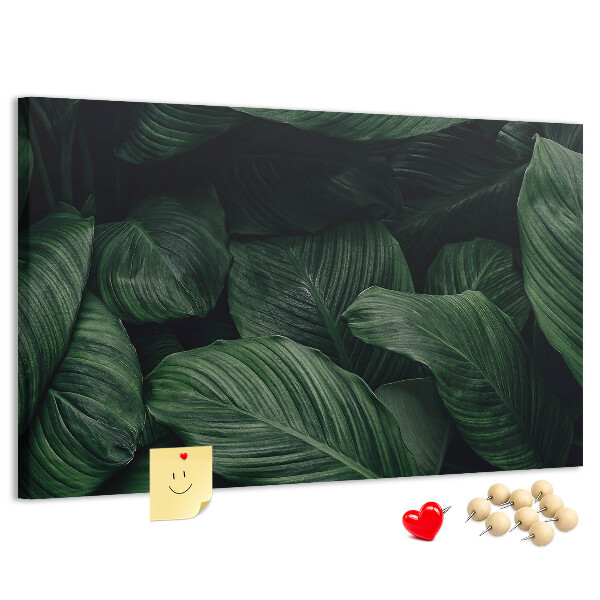 Cork memo board Tropical monstera