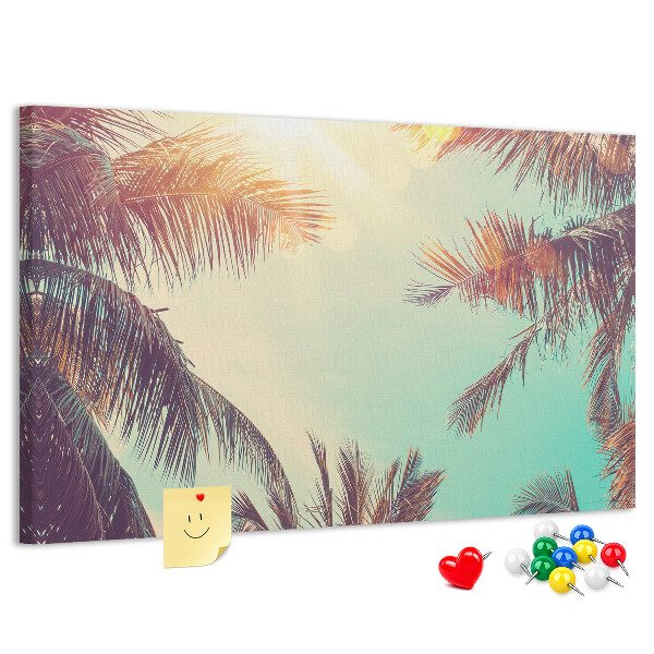 with Tropical palms design