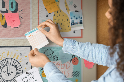 Cork memo board Motivational slogans