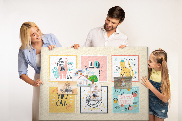 Cork memo board Motivational slogans