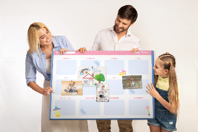 Cork display board Monthly planner