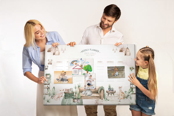 Cork display board Cozy home planner