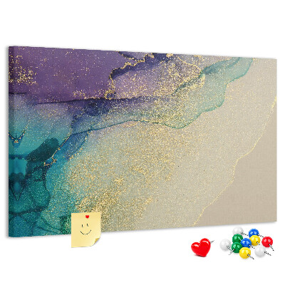 Cork display board Decorative marble