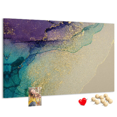 Cork display board Decorative marble