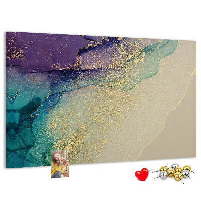 Cork display board Decorative marble