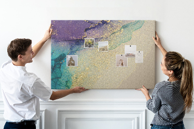 Cork display board Decorative marble