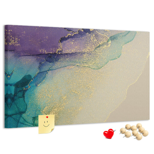 Cork display board Decorative marble