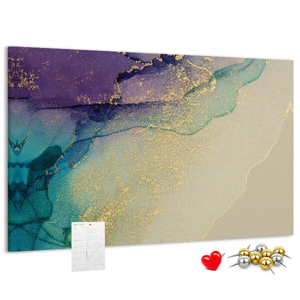 Cork display board Decorative marble