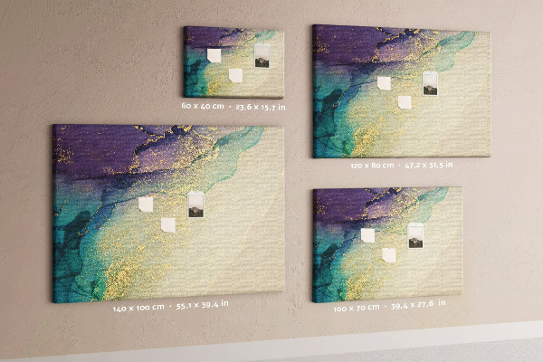 Cork display board Decorative marble