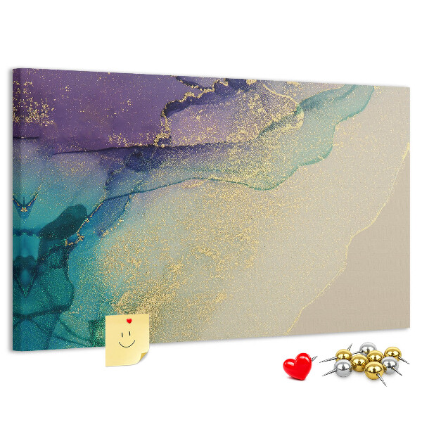 Cork display board Decorative marble