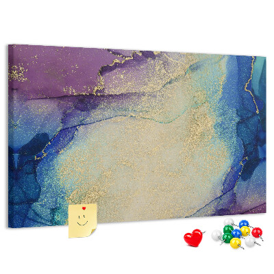 Cork board Abstract marble