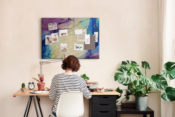 Cork board Abstract marble