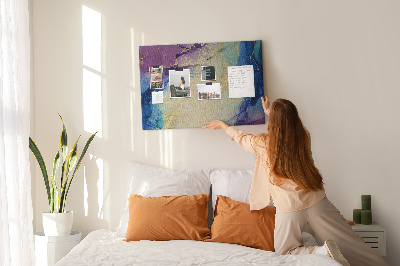 Cork board Abstract marble
