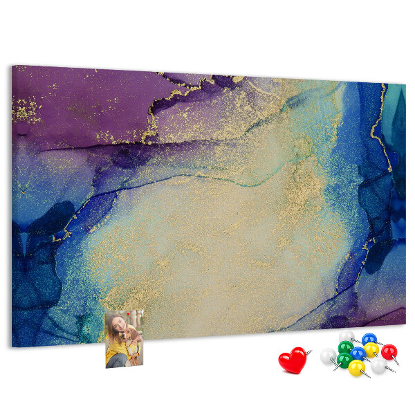 Cork board Abstract marble