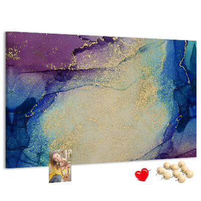 Cork board Abstract marble