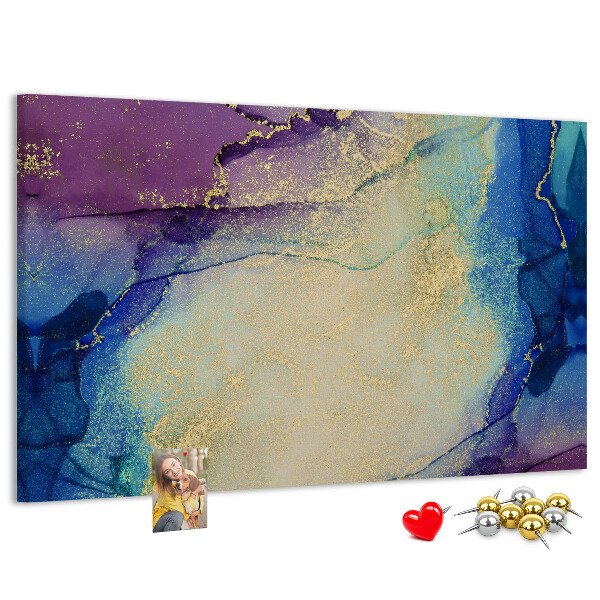 Cork board Abstract marble