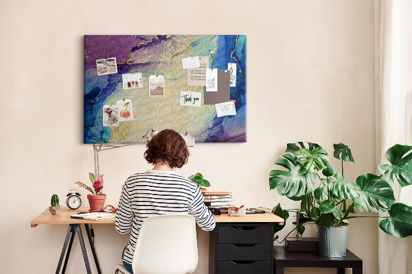 Cork board Abstract marble