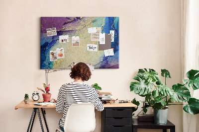 Cork board Abstract marble