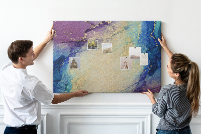 Cork board Abstract marble