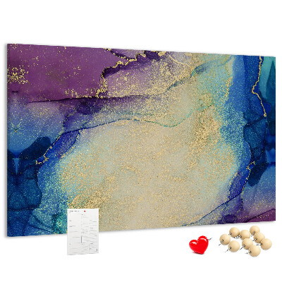 Cork board Abstract marble