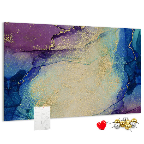 Cork board Abstract marble
