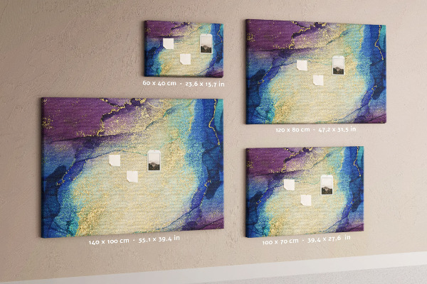 Cork board Abstract marble